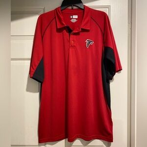 💥NFL Team Apparel Atlanta Falcons polo shirt men’s XL